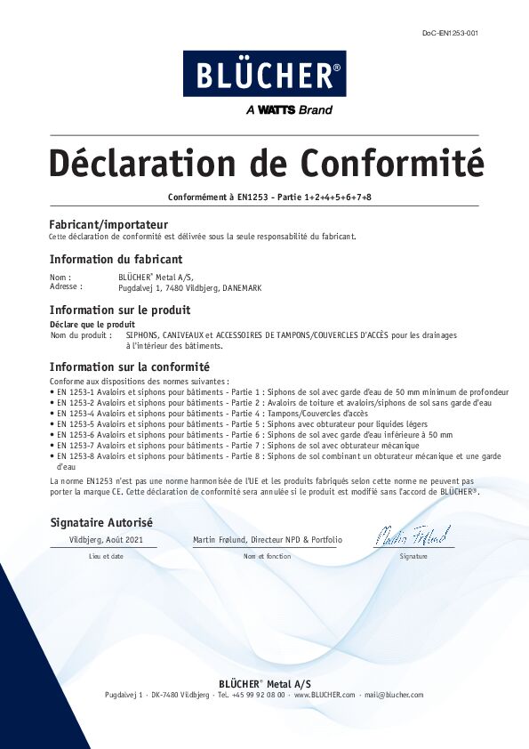 FR CUDrainsChannelsDeclarationofConformity